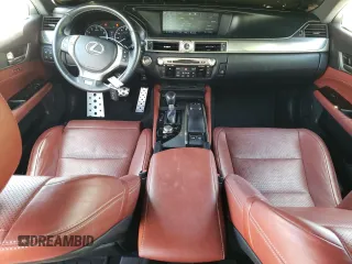 2014 Lexus GS 350 with VIN JTHCE1BL1E5027406, listed as a Copart auction lot 75619474 with 125,109 mi miles and Salvage Title. Bid and sale history available at carsss.com. Image 8.
