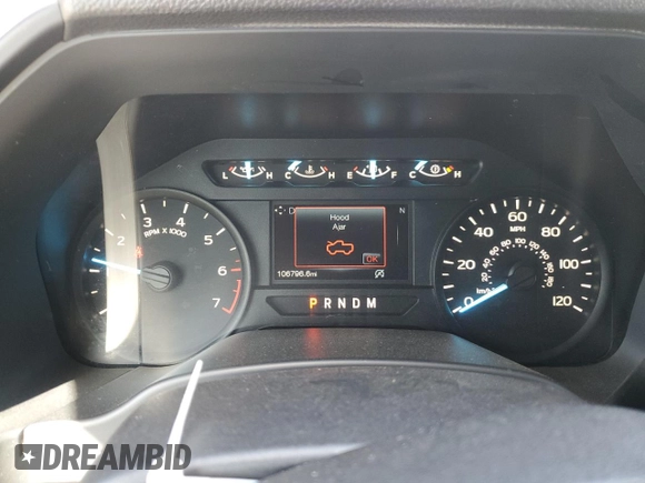 2018 Ford F-150 XL with VIN 1FTEW1EP5JFB40530, listed as a Copart auction lot 52946645 with 106,796 mi miles and Salvage Title. Bid and sale history available at carsss.com. Image 9.