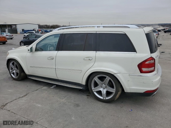 2012 Mercedes-Benz GL-Class GL 550 with VIN 4JGBF8GE2CA783369, listed as a Copart auction lot 42822145 with 0 mi miles and Salvage Title. Bid and sale history available at carsss.com. Image 2.
