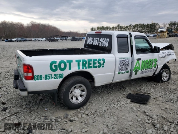 2010 Ford Ranger XL with VIN 1FTKR1ED8APA41341, listed as a Copart auction lot 50963175 with 246,310 mi miles and Salvage Title. Bid and sale history available at DreamBid. Image 3.