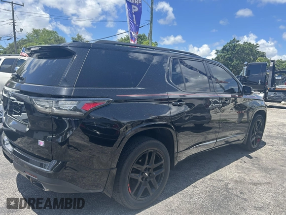 2020 Chevrolet Traverse Premier with VIN 1GNERKKW2LJ102589, listed as a IAAI auction lot 42476683 with 53,465 mi miles and . Bid and sale history available at DreamBid. Image 4.