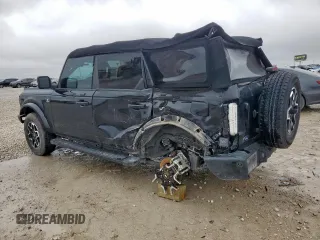 2022 Ford Bronco with VIN 1FMDE5DH1NLB77321, listed as a Copart auction lot 51923395 with 27,016 mi miles and Salvage Title. Bid and sale history available at carsss.com. Image 2.
