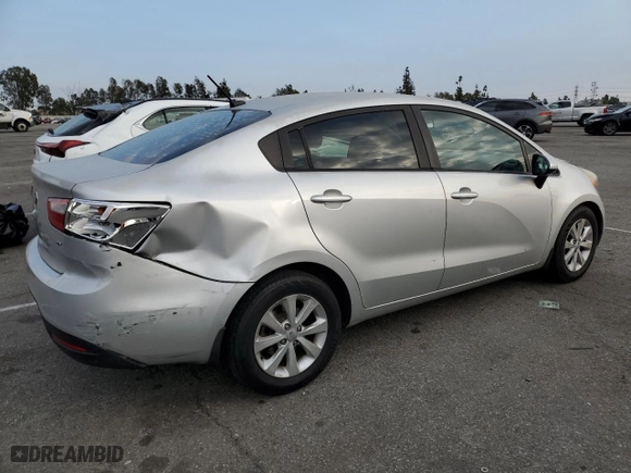 2014 Kia Rio EX with VIN KNADN4A30E6353469, listed as a Copart auction lot 43788955 with 156,096 mi miles and Salvage Title. Bid and sale history available at carsss.com. Image 3.