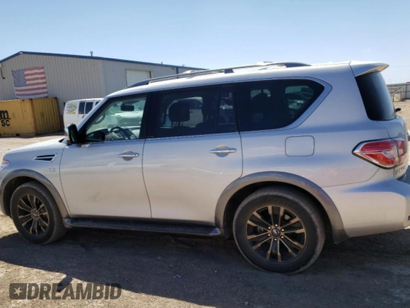 2018 Nissan Armada Platinum with VIN JN8AY2ND0JX000162, listed as a Copart auction lot 62196153 with 35,872 mi miles and Clean Title. Bid and sale history available at carsss.com. Image 2.