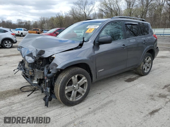 2012 Toyota RAV4 Sport z VIN 2T3RF4DV0CW249109, wystawiony jako Copart lot #53311165 z przebiegiem 220 563 mil mil oraz Szkoda całkowita • Salvage title. Historia ofert i sprzedaży dostępna na DreamBid. Obrazek 1.