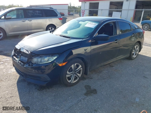 2017 Honda Civic Sedan LX with VIN 19XFC2F5XHE073329, listed as a IAAI auction lot 41845430 with 73,809 mi miles. Bid and sale history available at carsss.com. Image 17.