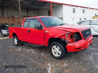 2005 Ford F-150 STX with VIN 1FTRX14W95FB24960, listed as a IAAI auction lot 42365376 with 219,674 mi miles and . Bid and sale history available at DreamBid. Image 1.
