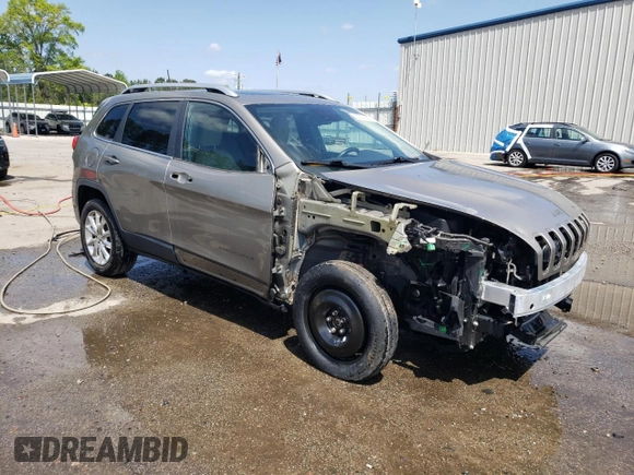 2016 Jeep Cherokee Limited with VIN 1C4PJMDS4GW363942, listed as a Copart auction lot 52027945 with 125,113 mi miles and Salvage Title. Bid and sale history available at DreamBid. Image 4.