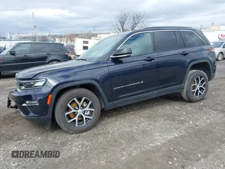 2024 Jeep Grand Cherokee Limited with VIN 1C4RJHBG2RC200659, listed as a IAAI auction lot 41806655 with 7,389 mi miles and . Bid and sale history available at DreamBid. Image 16.
