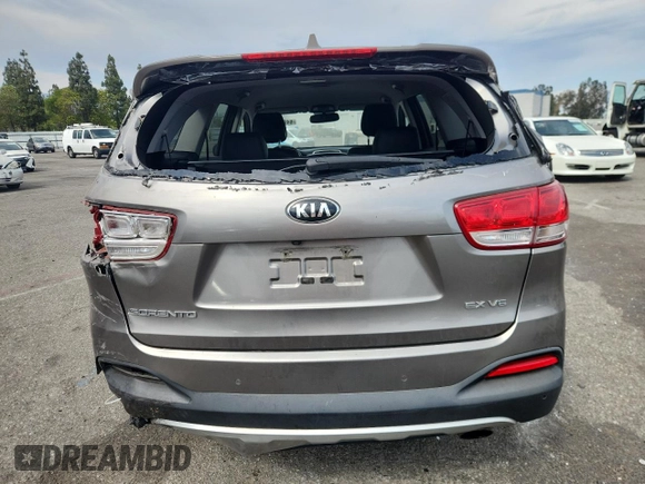 2016 Kia Sorento EX with VIN 5XYPH4A54GG094512, listed as a Copart auction lot 64965125 with 162,565 mi miles and Salvage title. Bid and sale history available at DreamBid. Image 6.