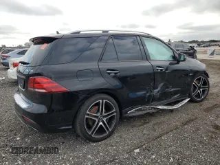 2018 Mercedes-Benz GLE 43 AMG with VIN 4JGDA6EB1JB119768, listed as a Copart auction lot 42336745 with 109,828 mi miles and Salvage Title. Bid and sale history available at DreamBid. Image 3.