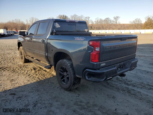 2019 Chevrolet Silverado 1500 LT Trail Boss with VIN 3GCPYFED0KG197983, listed as a Copart auction lot 43739275 with 91,354 mi miles and Salvage Title. Bid and sale history available at carsss.com. Image 2.