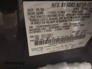 2009 Ford Taurus SEL z VIN 1FAHP27WX9G102923, wystawiony jako IAAI lot #41635305 z przebiegiem 145 400 mil mil oraz . Historia ofert i sprzedaży dostępna na DreamBid. Obrazek 9.