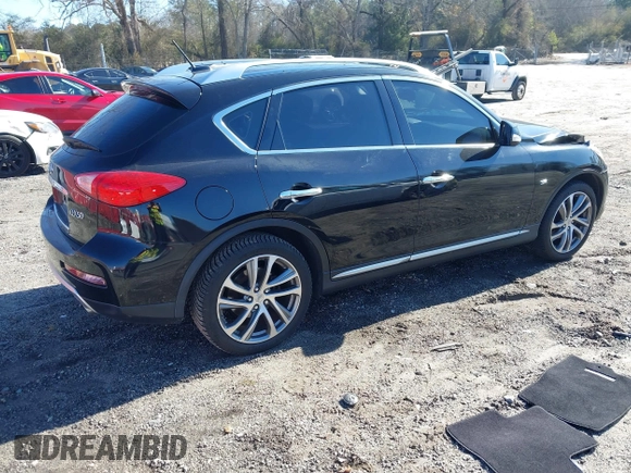 2017 Infiniti QX50 with VIN JN1BJ0RR7HM417050, listed as a IAAI auction lot 41455469 with 102,417 mi miles and . Bid and sale history available at DreamBid. Image 4.