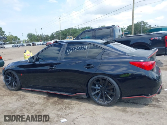 2015 Infiniti Q50 Premium z VIN JN1BV7AR8FM398319, wystawiony jako IAAI lot #42170789 z przebiegiem 86 108 mil mil oraz . Historia ofert i sprzedaży dostępna na DreamBid. Obrazek 14.