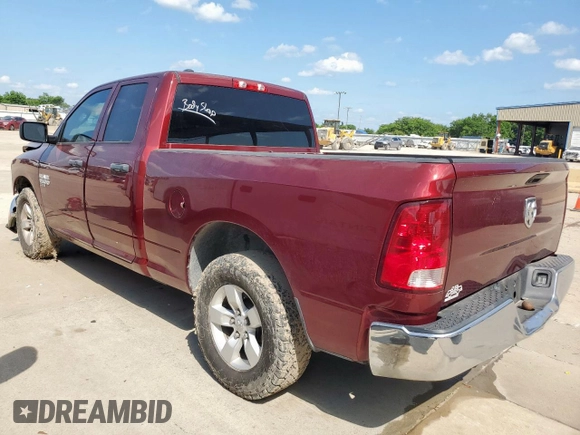 2021 Ram 1500 Tradesman with VIN 1C6RR6FG6MS513307, listed as a Copart auction lot 60605415 with 56,050 mi miles and Clean title. Bid and sale history available at DreamBid. Image 2.