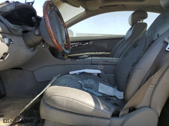 2007 Mercedes-Benz CL-Class 5.5L V8 with VIN WDDEJ71X37A001810, listed as a Copart auction lot 74014174 with NaN miles and Salvage Title. Bid and sale history available at carsss.com. Image 7.