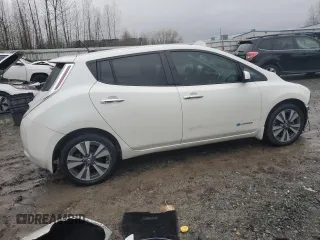 2016 Nissan LEAF S with VIN 1N4BZ0CP0GC304371, listed as a Copart auction lot 81785834 with 57,539 mi miles and Salvage Title. Bid and sale history available at carsss.com. Image 3.