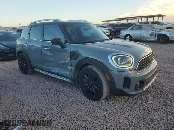 2021 MINI Countryman Oxford Edition with VIN WMZ23BR04M3M78201, listed as a Copart auction lot 87664925 with 42,151 mi miles and Salvage Title. Bid and sale history available at carsss.com. Image 4.