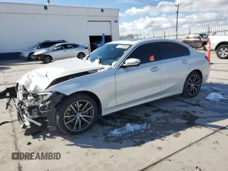 2019 BMW 3 Series 330i xDrive with VIN WBA5R7C57KAJ80695, listed as a Copart auction lot 47233095 with Not provided miles and Salvage title. Bid and sale history available at DreamBid. Image 1.