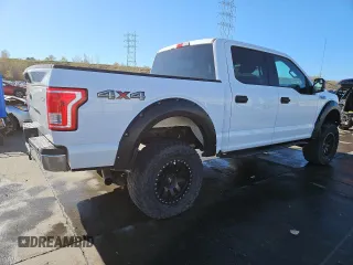 2017 Ford F-150 XL with VIN 1FTEW1EF2HKD75671, listed as a Copart auction lot 53381515 with 133,967 mi miles and Salvage Title. Bid and sale history available at carsss.com. Image 3.