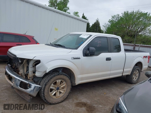 2017 Ford F-150 XL with VIN 1FTFX1EF0HFA09802, listed as a IAAI auction lot 42062781 with 124,279 mi miles. Bid and sale history available at carsss.com. Image 14.