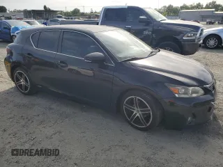 2011 Lexus CT 200h with VIN JTHKD5BH5B2004001, listed as a Copart auction lot 53519625 with 118,012 mi miles and Salvage Title. Bid and sale history available at DreamBid. Image 4.