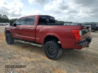 2016 Nissan Titan Platinum Reserve with VIN 1N6BA1F44GN504003, listed as a Copart auction lot 53953375 with Not provided miles and Non repairable. Bid and sale history available at DreamBid. Image 2.