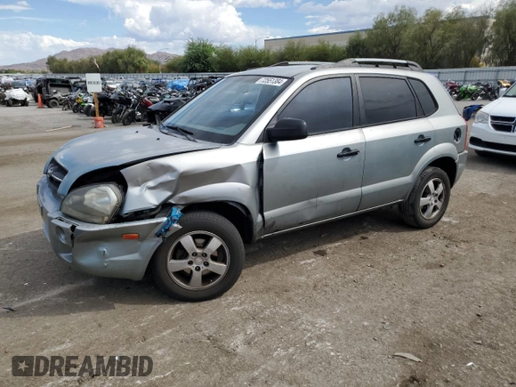 2005 Hyundai Tucson GL with VIN KM8JM12B95U080391, listed as a Copart auction lot 72551384 with 238,122 mi miles and Salvage Title. Bid and sale history available at carsss.com. Image 1.