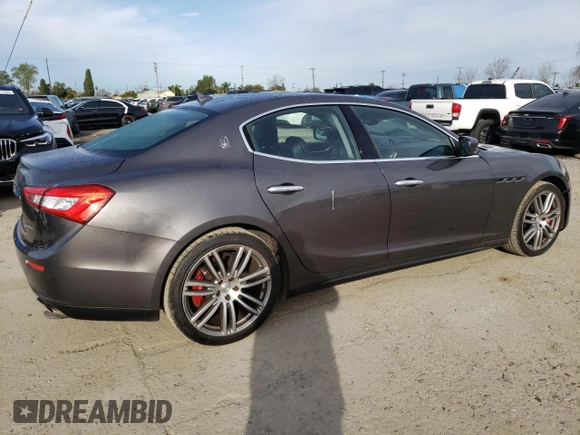 2016 Maserati Ghibli S with VIN ZAM57RSA8G1187158, listed as a Copart auction lot 44256914 with 81,725 mi miles. Bid and sale history available at carsss.com. Image 3.