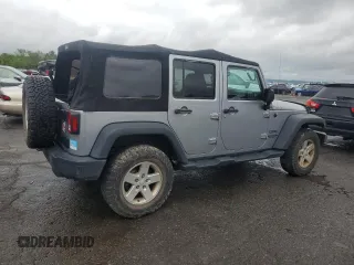 2017 Jeep Wrangler Unlimited Sport with VIN 1C4BJWDG1HL754907, listed as a Copart auction lot 56607585 with 66,324 mi miles and Salvage title. Bid and sale history available at DreamBid. Image 3.