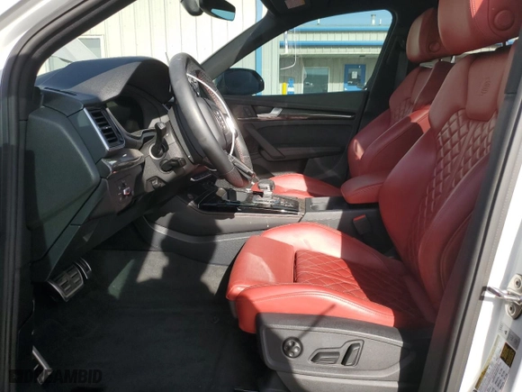 2023 Audi SQ5 Sportback Premium Plus with VIN WA124AFY3P2032515, listed as a Copart auction lot 84814574 with 17,901 mi miles and Salvage Title. Bid and sale history available at carsss.com. Image 7.