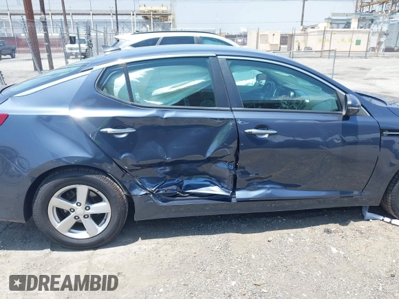 2015 Kia Optima LX with VIN 5XXGM4A78FG441226, listed as a IAAI auction lot 42576517 with 166,212 mi miles and . Bid and sale history available at DreamBid. Image 6.