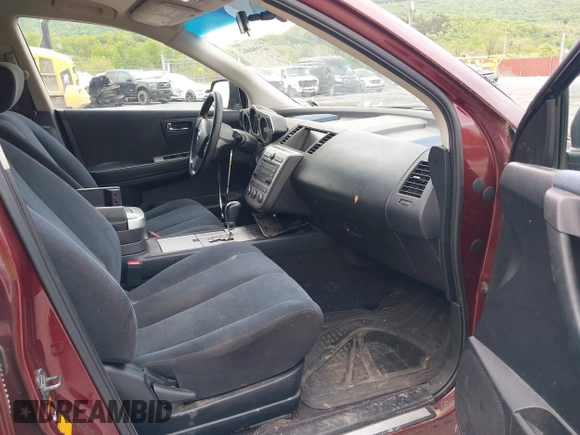 2007 Nissan Murano S with VIN JN8AZ08W47W667541, listed as a IAAI auction lot 42194462 with 240,504 mi miles and . Bid and sale history available at DreamBid. Image 5.