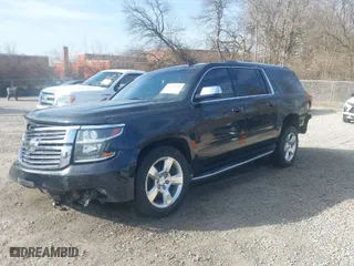 2015 Chevrolet Suburban LTZ with VIN 1GNSKKKC4FR635949, listed as a IAAI auction lot 41796028 with 172,818 mi miles. Bid and sale history available at carsss.com. Image 2.