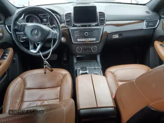 2017 Mercedes-Benz GLS 450 with VIN 4JGDF6EE1HA758356, listed as a Copart auction lot 55816615 with 104,840 mi miles and Salvage title. Bid and sale history available at DreamBid. Image 8.
