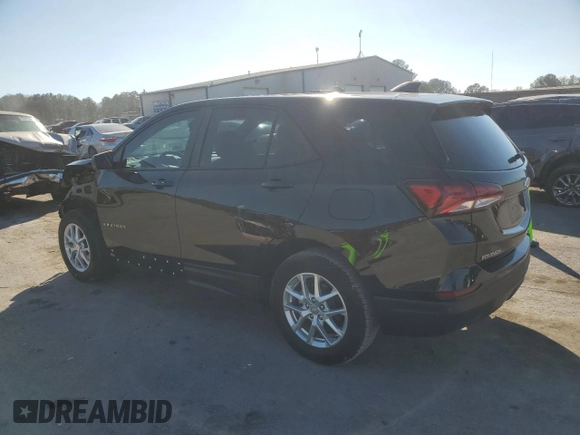 2023 Chevrolet Equinox LS with VIN 3GNAX5EG7PL201272, listed as a Copart auction lot 85886774 with 33,910 mi miles and Salvage title. Bid and sale history available at DreamBid. Image 2.