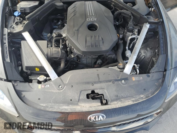 2020 Kia Stinger GT-Line with VIN KNAE15LA6L6083307, listed as a Copart auction lot 42766605 with 52,767 mi miles and Salvage Title. Bid and sale history available at DreamBid. Image 11.