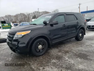 2014 Ford Utility Police Interceptor with VIN 1FM5K8AR5EGC38349, listed as a Copart auction lot 86513584 with 65,099 mi miles and Salvage Title. Bid and sale history available at carsss.com. Image 1.
