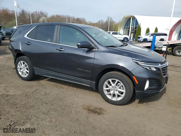 2023 Chevrolet Equinox LT with VIN 3GNAXTEG7PS112781, listed as a Copart auction lot 54588545 with 11,985 mi miles and Salvage Title. Bid and sale history available at carsss.com. Image 4.