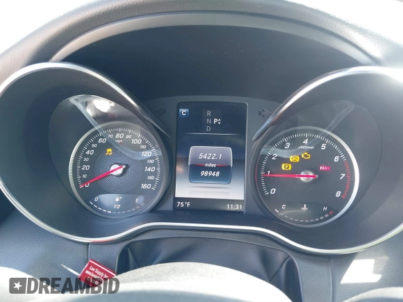 2018 Mercedes-Benz C 300 with VIN 55SWF4JB0JU262196, listed as a IAAI auction lot 41763838 with 98,948 mi miles and . Bid and sale history available at carsss.com. Image 7.