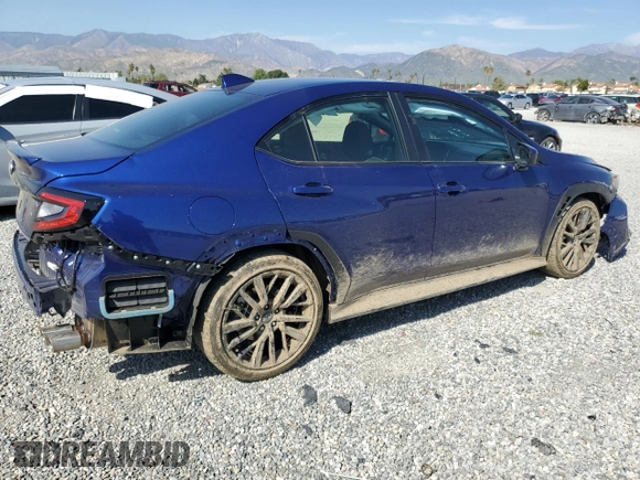 2024 Subaru WRX Premium with VIN JF1VBAH65R9819339, listed as a Copart auction lot 52388035 with 495 mi miles and Salvage title. Bid and sale history available at DreamBid. Image 3.