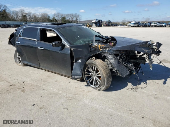 2015 Chrysler 300 with VIN 2C3CCAEG9FH920850, listed as a Copart auction lot 48081504 with 0 mi miles and Salvage Title. Bid and sale history available at carsss.com. Image 4.