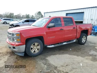 2014 Chevrolet Silverado 1500 LT with VIN 3GCPCREH3EG253714, listed as a Copart auction lot 48996105 with 154,558 mi miles and Salvage Title. Bid and sale history available at DreamBid. Image 1.