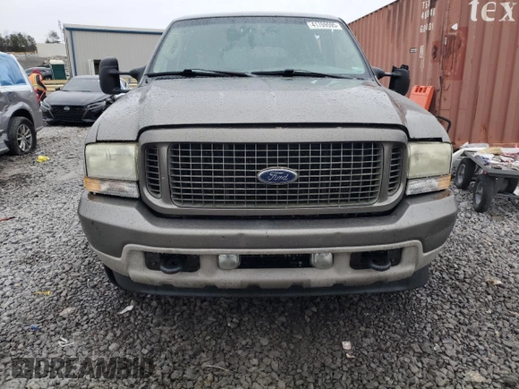 2003 Ford Excursion Limited z VIN 1FMNU42S03EA42266, wystawiony jako Copart lot #41769595 z przebiegiem Nie podano mil oraz Szkoda całkowita • Salvage title. Historia ofert i sprzedaży dostępna na DreamBid. Obrazek 5.