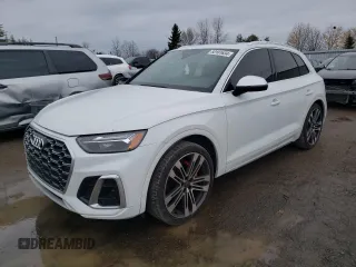 2022 Audi SQ5 Premium with VIN WA1A4AFY1N2134582, listed as a Copart auction lot 82101634 with 36,239 mi miles and Salvage Title. Bid and sale history available at DreamBid. Image 1.