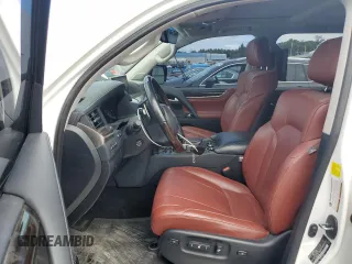 2019 Lexus LX with VIN JTJHY7AXXK4297982, listed as a Copart auction lot 63060284 with 0 mi miles and Salvage Title. Bid and sale history available at carsss.com. Image 7.