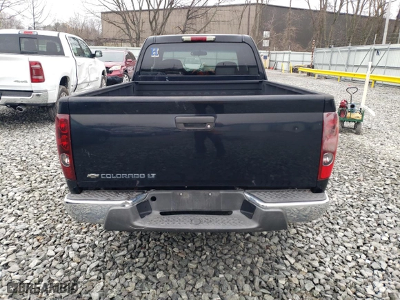 2007 Chevrolet Colorado Work Truck with VIN 1GCDT199X78125809, listed as a Copart auction lot 50100365 with 93,662 mi miles and Clean Title. Bid and sale history available at carsss.com. Image 6.