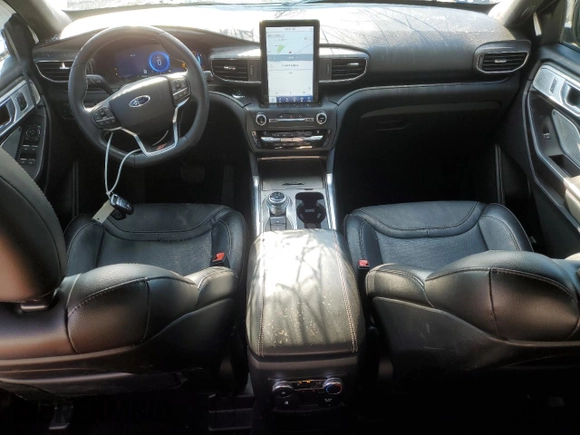 2020 Ford Explorer ST with VIN 1FM5K8GC8LGB20554, listed as a Copart auction lot 47098265 with 96,840 mi miles and Salvage Title. Bid and sale history available at carsss.com. Image 8.