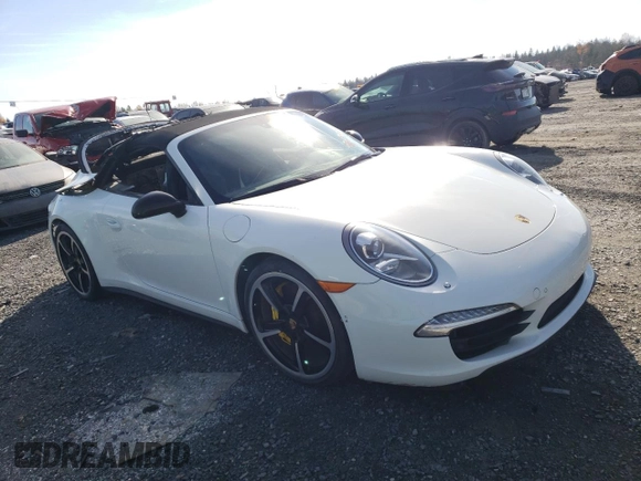 2014 Porsche 911 Carrera S with VIN WP0CB2A94ES155727, listed as a Copart auction lot 77574304 with 1 mi miles and Non Repairable. Bid and sale history available at carsss.com. Image 4.